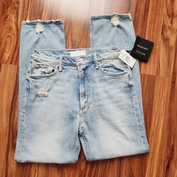 MOTHER NWT High Waisted Rider Skimp Wash: The Confession Trendy Stylish Size 31 - Picture 4 of 13